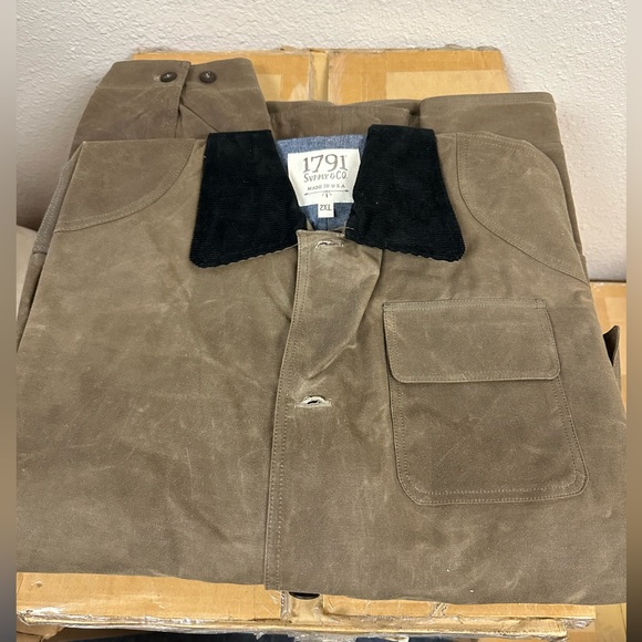 MADE IN USA Jackets & Coats Mens Hunting Waxed Oiled Hunting Cotton